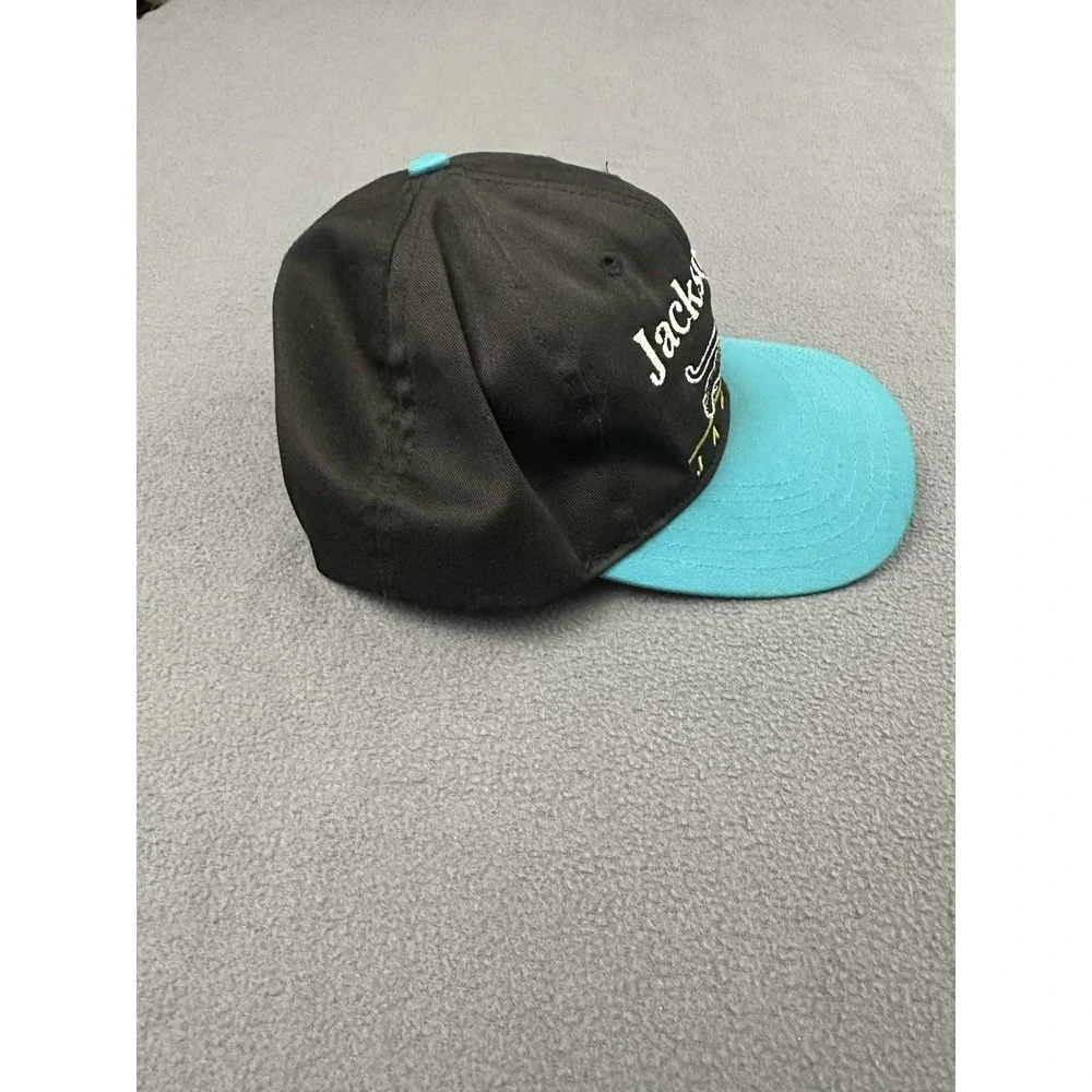 Vintage 90s Jacksonville Jaguars Banned Logo Snapback Hat Cap Great Shape
